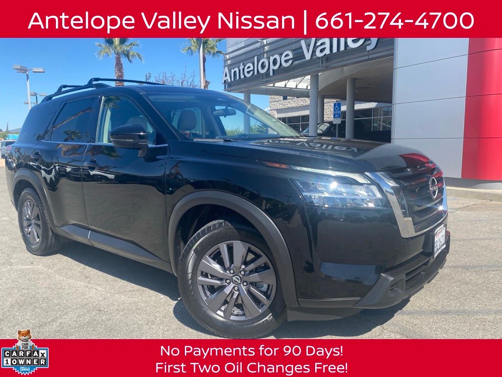 Super Black 2022 Nissan Pathfinder SUV / Crossover Front-Wheel Drive 9-Speed Automatic