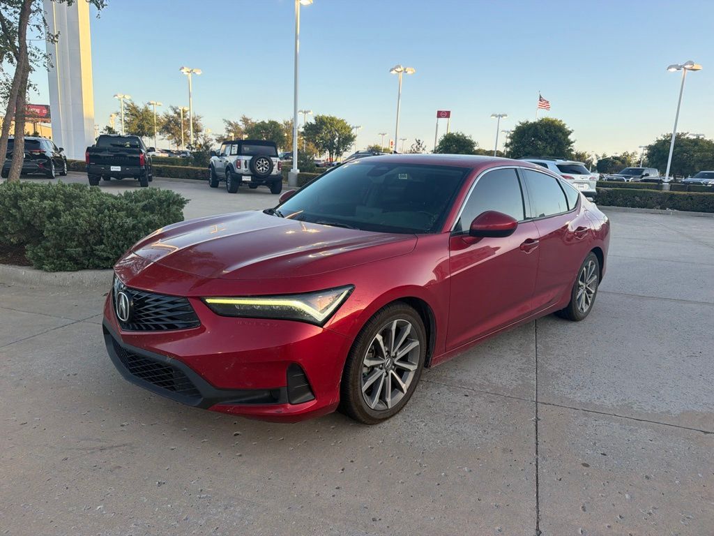 Red 2023 Acura Integra Hatchback Front-Wheel Drive Continuously Variable Transmission