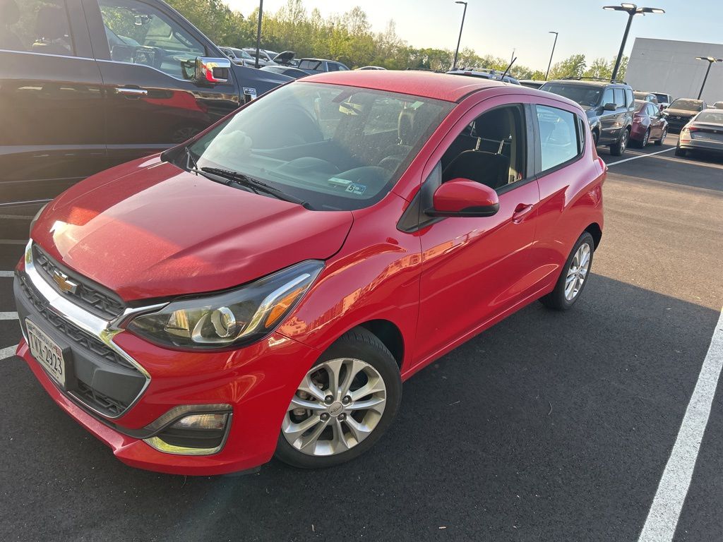 Red Hot 2020 Chevrolet Spark 1LT FWD Hatchback Front-Wheel Drive Continuously Variable Transmission