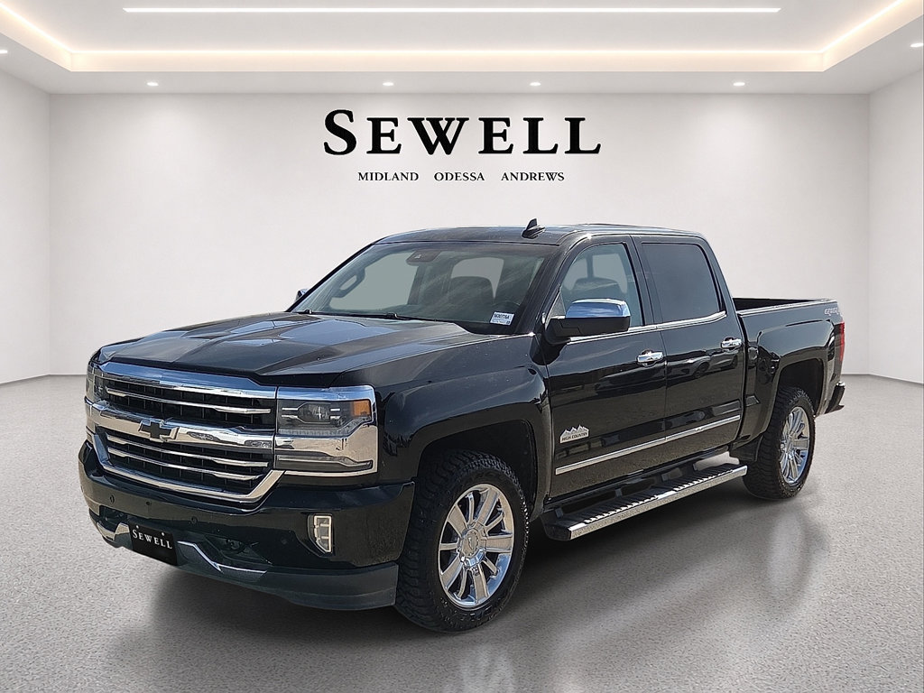 Black 2017 Chevrolet Silverado 1500 Pickup Truck Four-Wheel Drive 8-Speed Automatic Overdrive