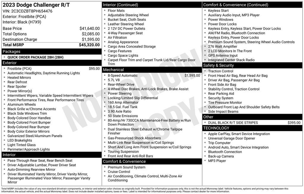 Used 2023 Dodge Challenger R/T 2D Coupe