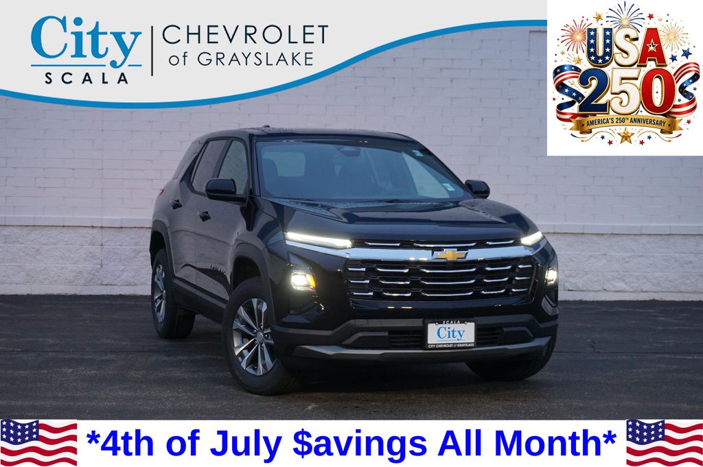 Mosaic Black Metallic 2026 Chevrolet Equinox SUV / Crossover Front-Wheel Drive Continuously Variable Transmission