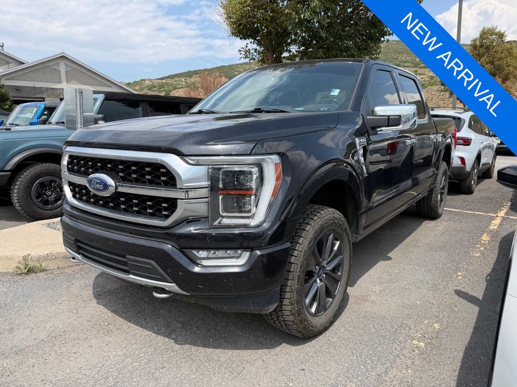 Black Metallic 2021 Ford F-150 Pickup Truck Four-Wheel Drive Automatic