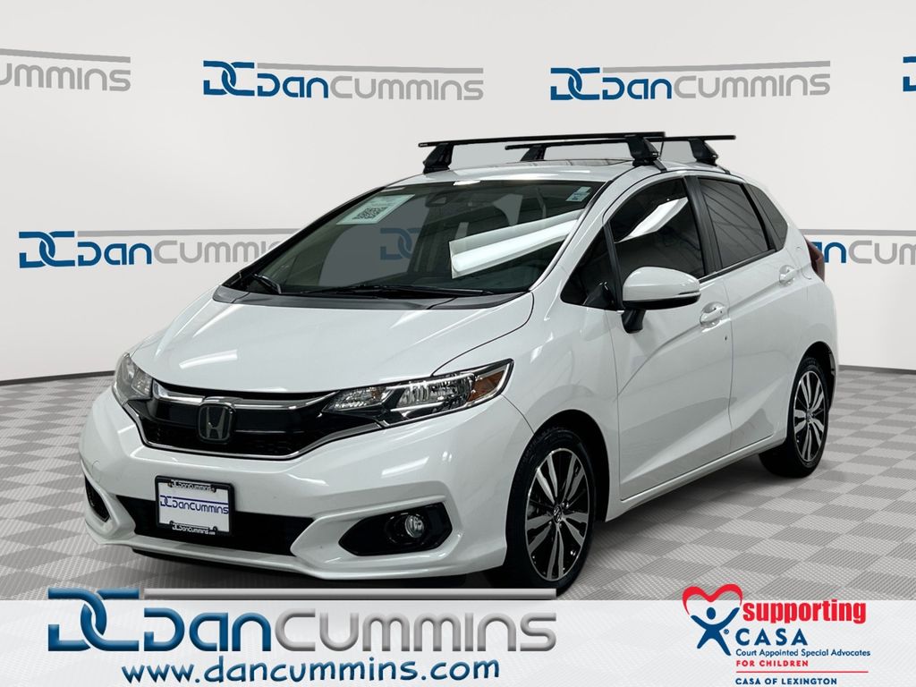 White 2018 Honda Fit EX-L Hatchback Front-Wheel Drive Continuously Variable Transmission