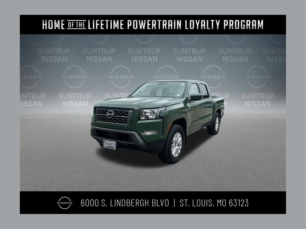 Tactical Green Metallic 2023 Nissan Frontier Pickup Truck Four-Wheel Drive 9-Speed Automatic
