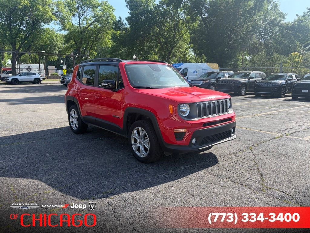 Colorado Red Clearcoat 2023 Jeep Renegade Limited 4WD SUV / Crossover Four-Wheel Drive 9-Speed Automatic