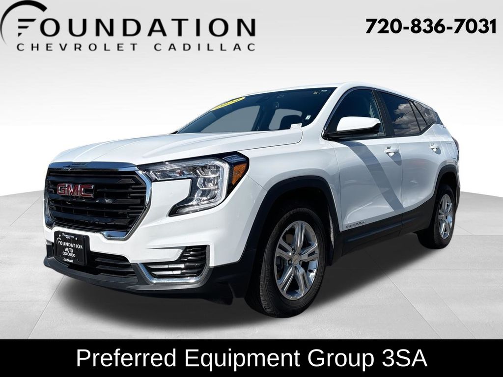 Summit White 2024 GMC Terrain SUV / Crossover All-Wheel Drive 9-Speed Automatic