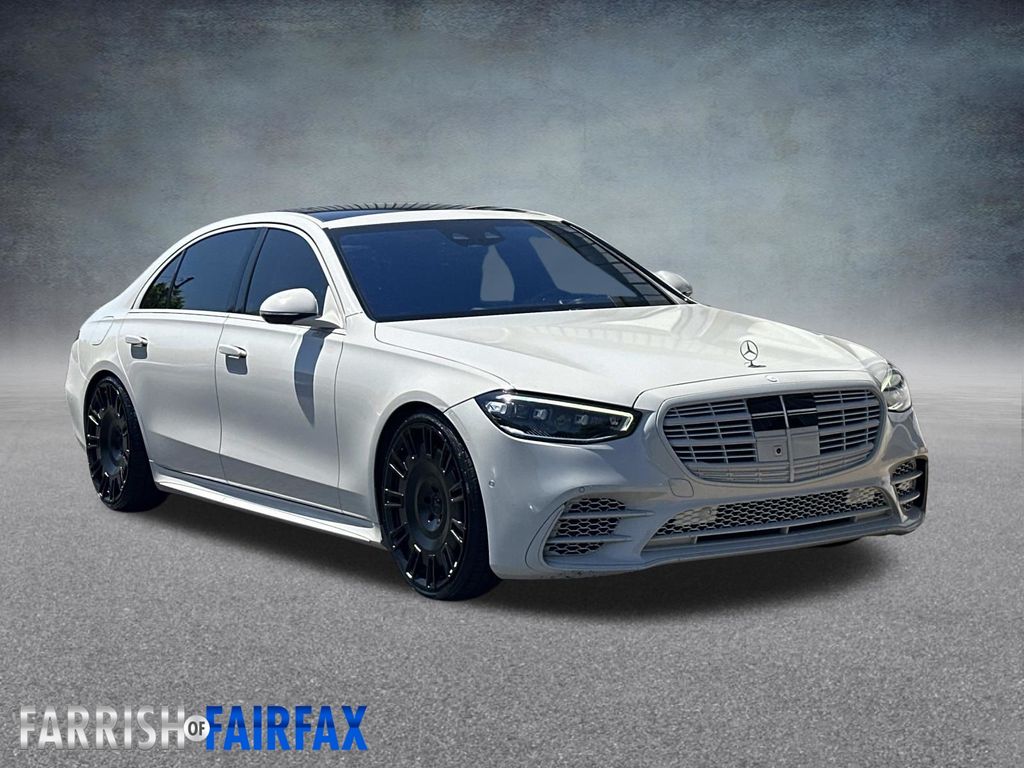 Onyx Black 2022 Mercedes-Benz S-Class Sedan All-Wheel Drive 9-Speed Automatic