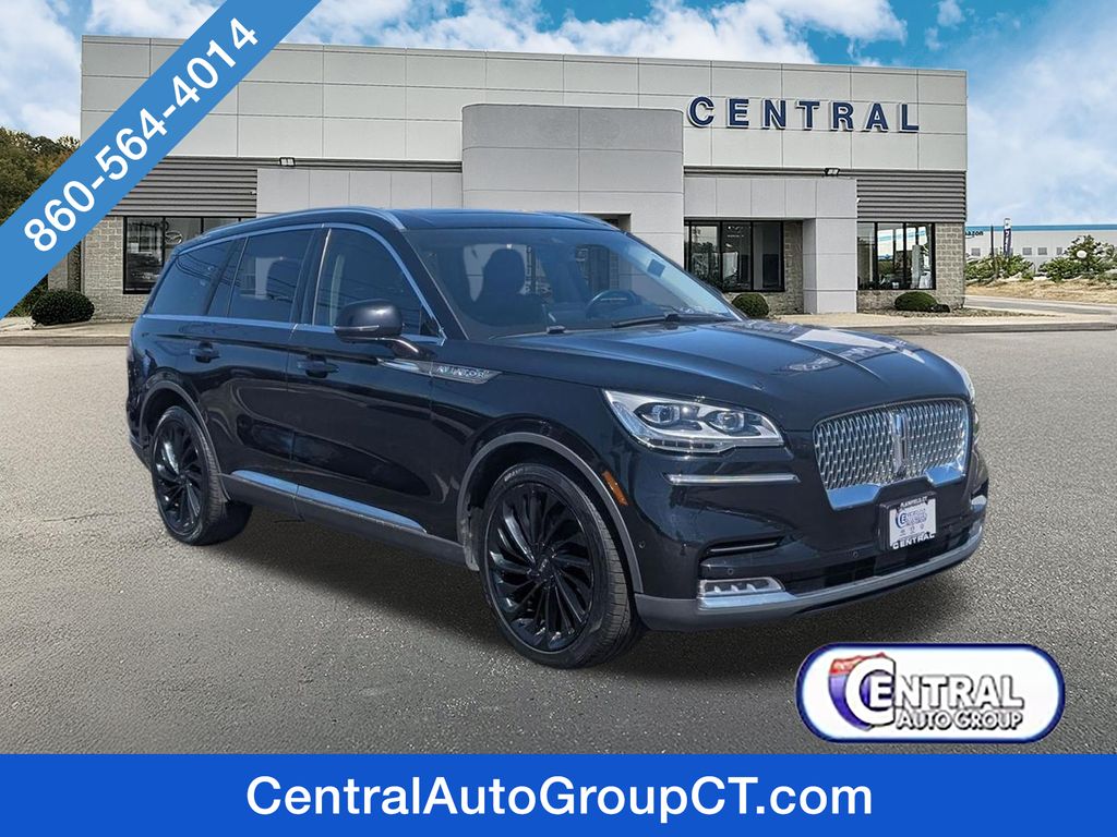 Black 2020 Lincoln Aviator Reserve AWD SUV / Crossover All-Wheel Drive Automatic