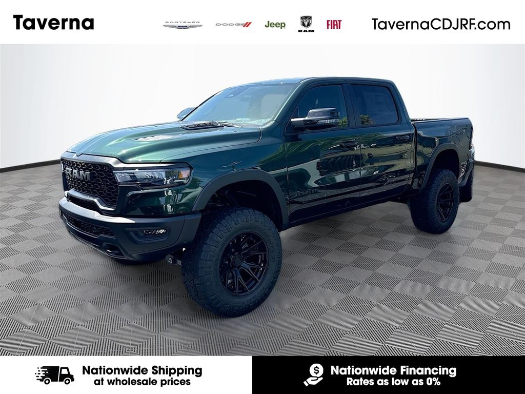 Green Metallic 2026 RAM 1500 Pickup Truck Four-Wheel Drive 8-Speed Automatic