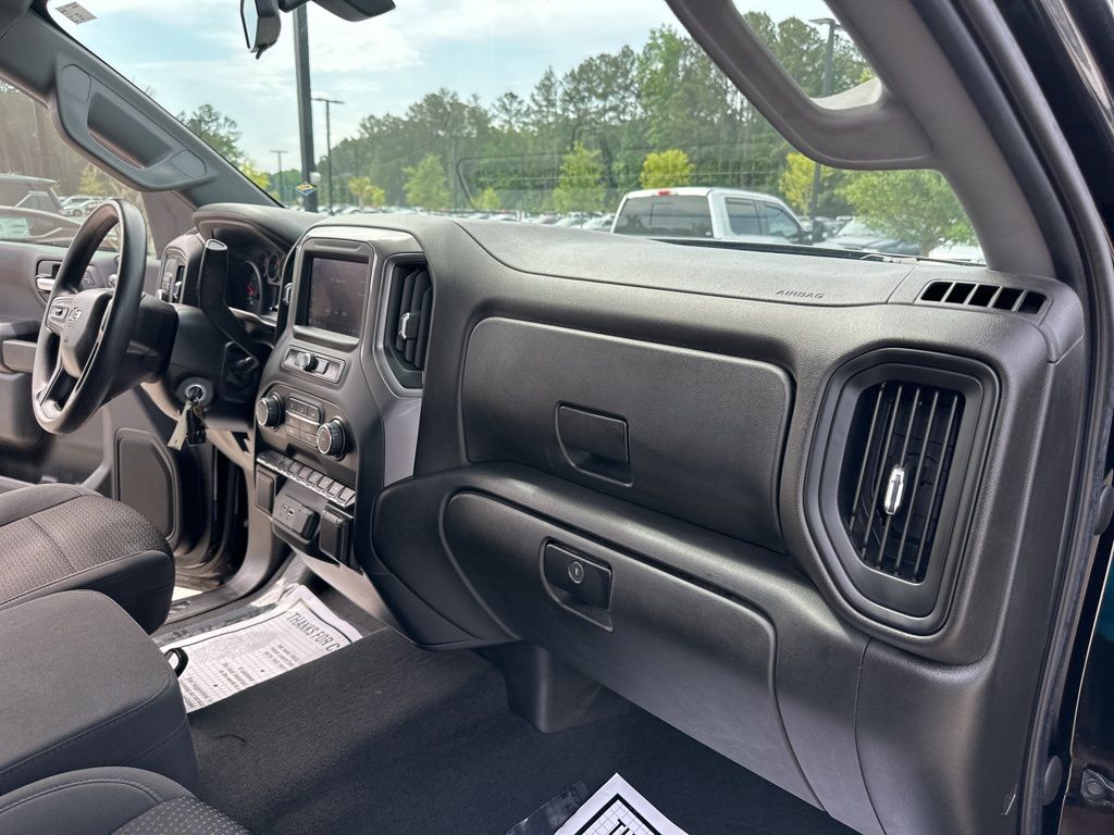 2021 Black Chevrolet Silverado 1500 Custom RWD Truck