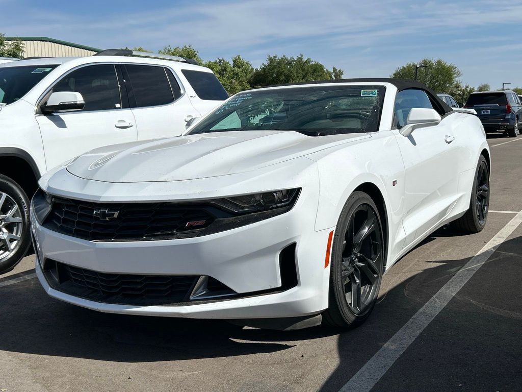 Summit White 2023 Chevrolet Camaro 3LT Convertible RWD Convertible Rear-Wheel Drive Automatic