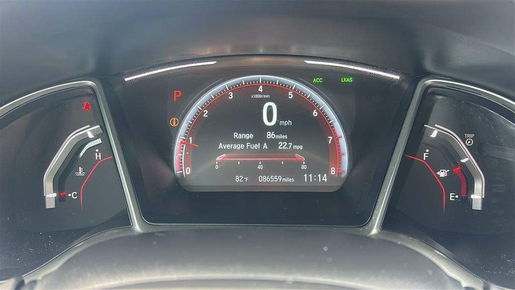 2019 Honda Civic Sport White at Joe Myers Mazda Kia