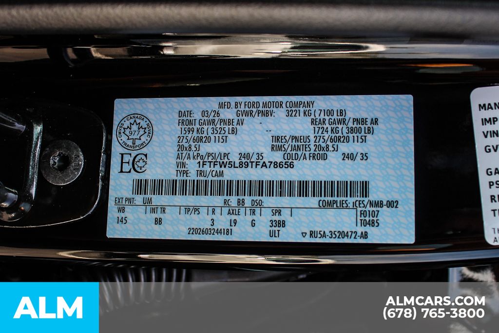Used 2026 Black Ford Lariat image 42