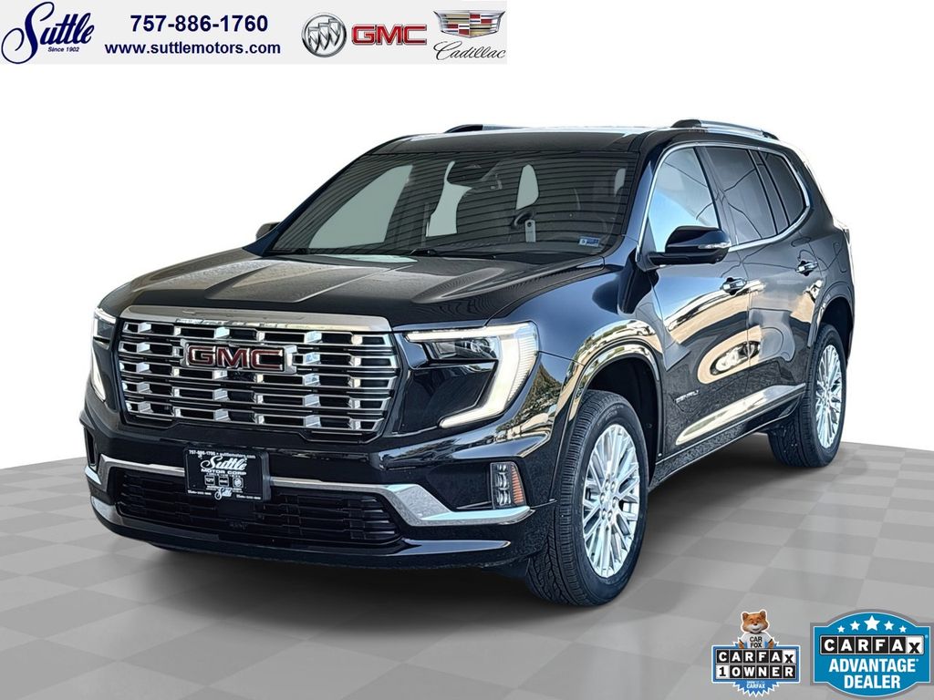 Black (Ebony Twilight Metallic) 2024 GMC Acadia SUV / Crossover Four-Wheel Drive 8-Speed Automatic