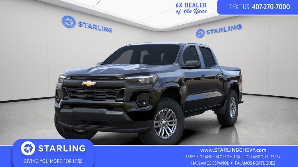 Black 2026 Chevrolet Colorado Pickup Truck 4X2 8-Speed Automatic