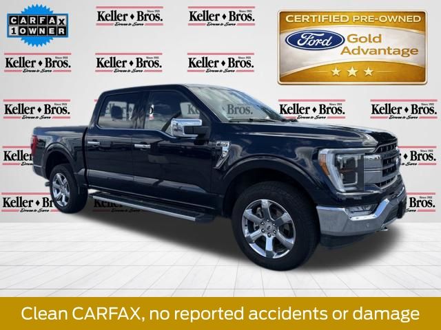 Blue Metallic 2023 Ford F-150 Pickup Truck Four-Wheel Drive Automatic