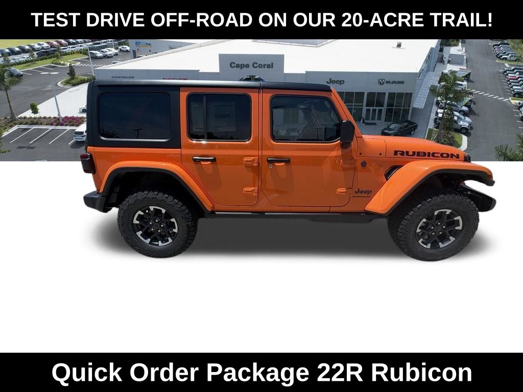 New 2026 Orange Jeep Rubicon image 2