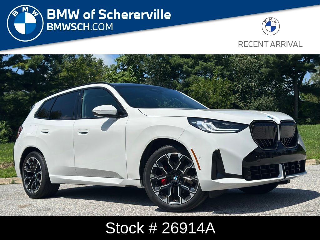 Alpine White 2025 BMW X3 SUV / Crossover All-Wheel Drive 8-Speed Automatic
