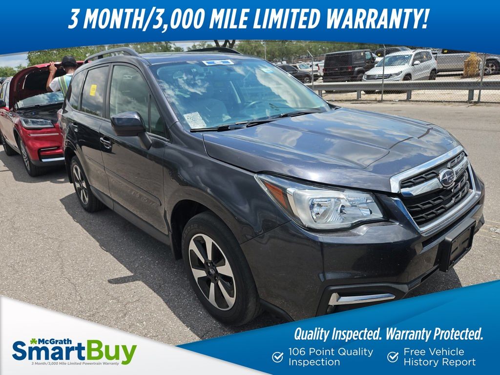 Dark Gray Metallic 2018 Subaru Forester SUV / Crossover All-Wheel Drive Continuously Variable Transmission