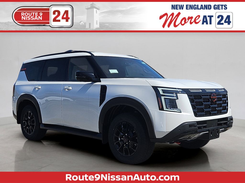 Aspen White 2025 Nissan Armada SUV / Crossover Four-Wheel Drive 9-Speed Automatic