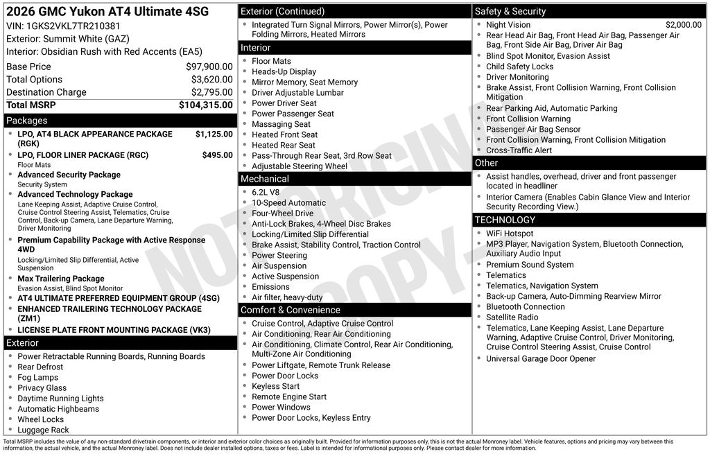 Used 2026 GMC Yukon SUV