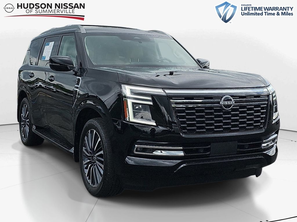 Super Black 2025 Nissan Armada Platinum Reserve RWD SUV / Crossover 4X2 9-Speed Automatic
