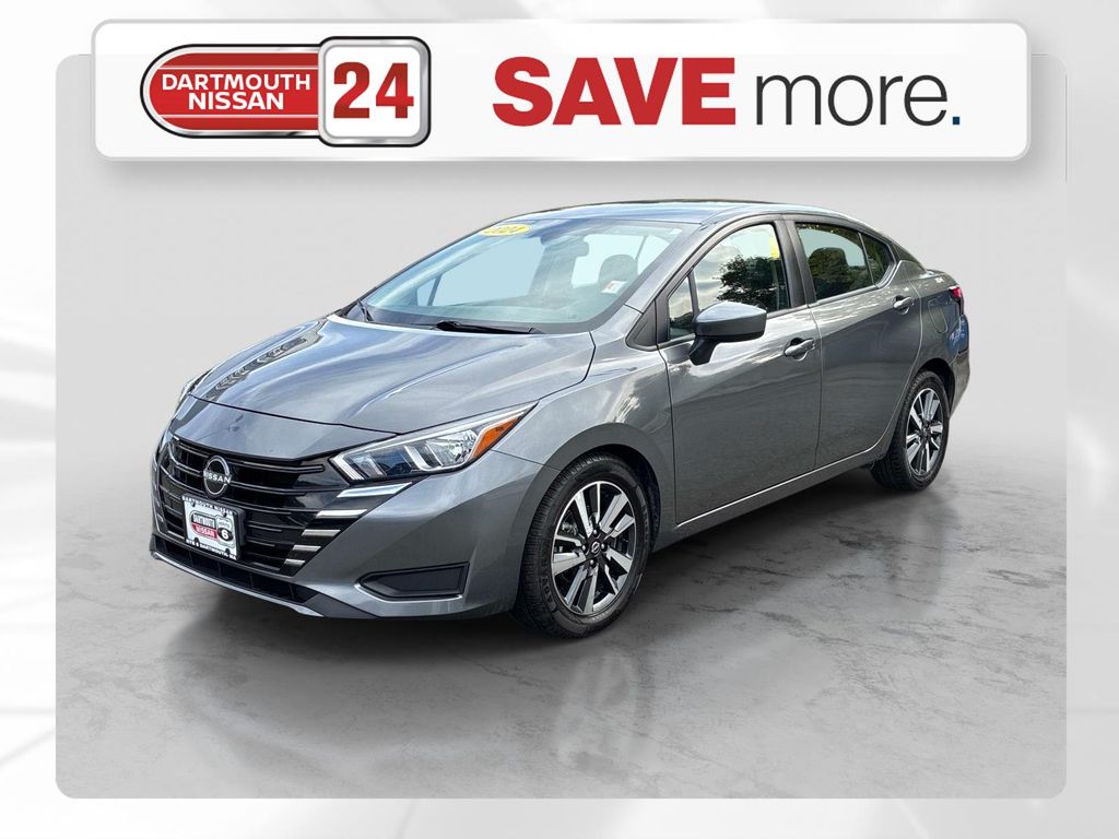Gray (Gun Metallic) 2024 Nissan Versa Sedan Front-Wheel Drive Continuously Variable Transmission