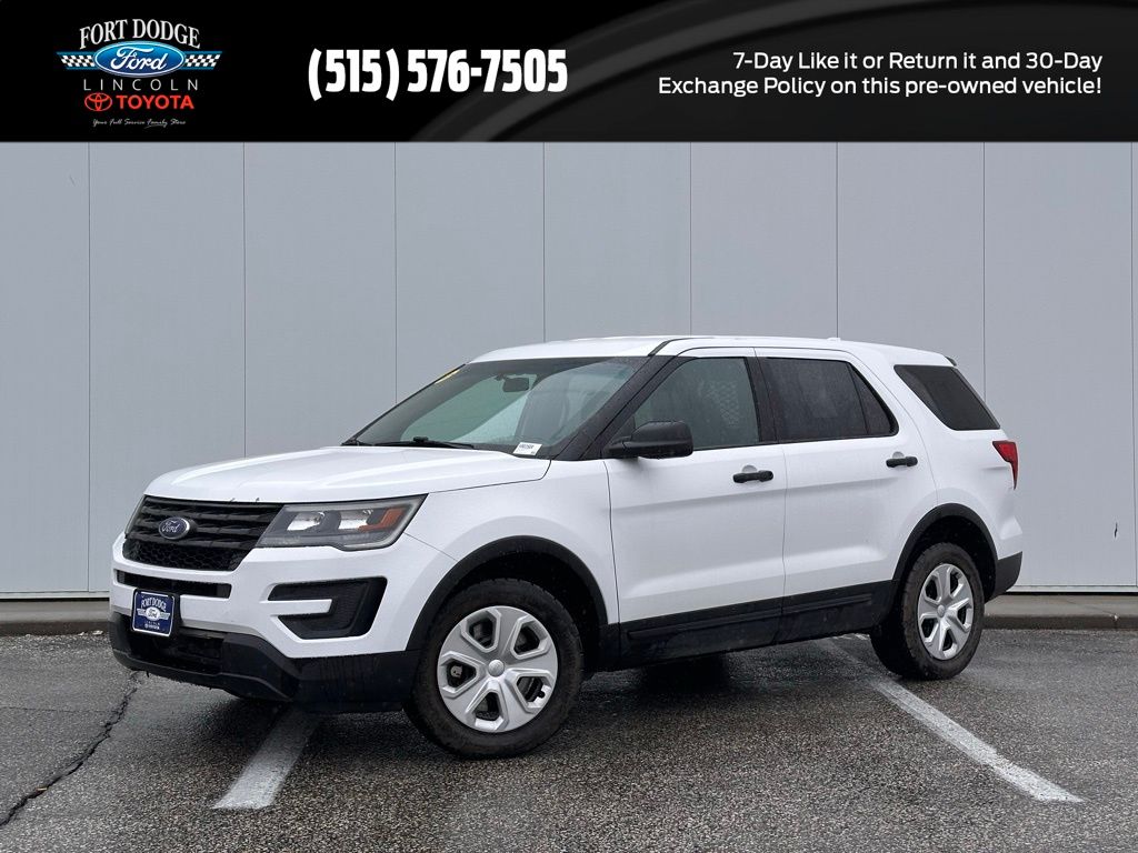 Oxford White 2017 Ford Explorer Police Interceptor Utility AWD SUV / Crossover All-Wheel Drive 6-Speed Automatic