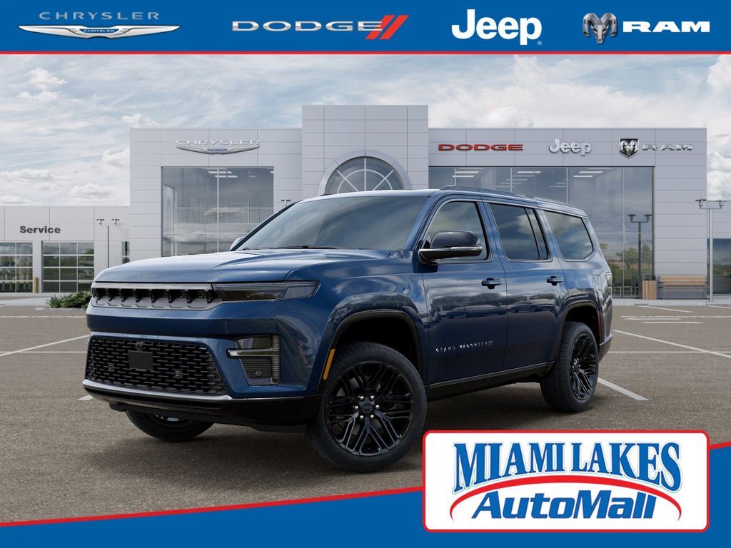 Fathom Blue Pearlcoat 2026 Jeep Grand Wagoneer Limited Reserve 4WD SUV / Crossover Four-Wheel Drive 8-Speed Automatic