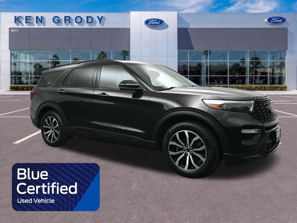 Agate Black Metallic 2020 Ford Explorer ST AWD SUV / Crossover All-Wheel Drive Automatic
