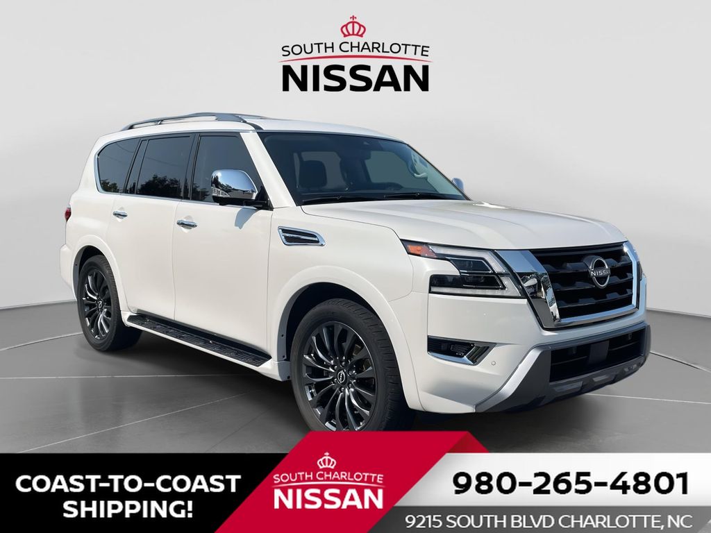 Aspen White Tricoat 2024 Nissan Armada SUV / Crossover Four-Wheel Drive 7-Speed Automatic