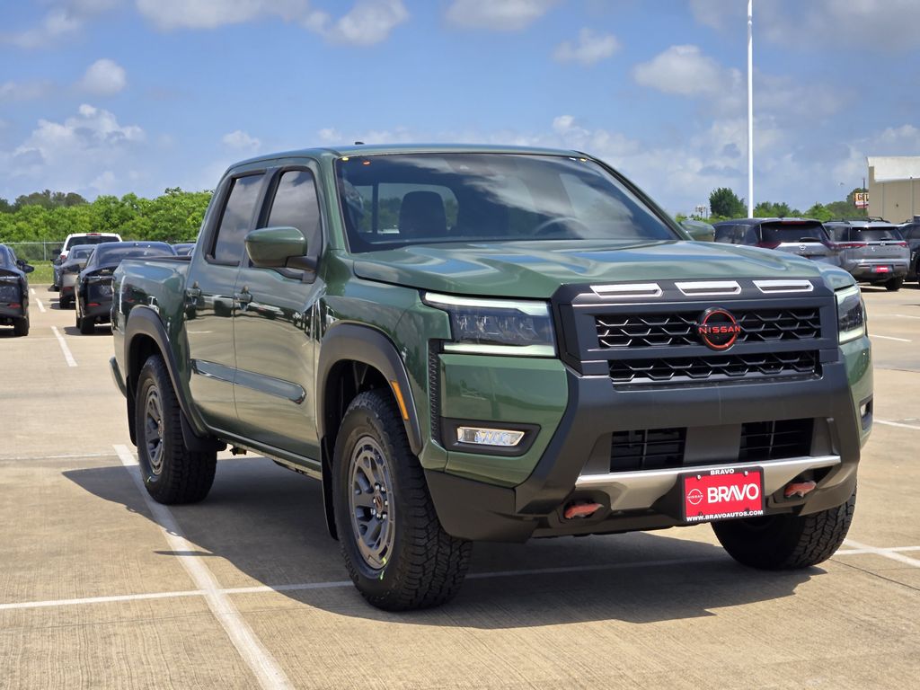 2026 Nissan Frontier PRO-X Green at Central Houston Nissan