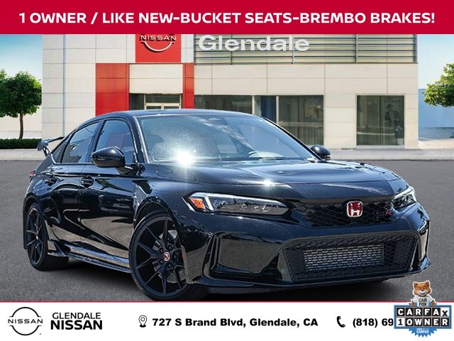 Crystal Black Pearl 2024 Honda Civic Type R Hatchback Front-Wheel Drive 6-Speed Manual
