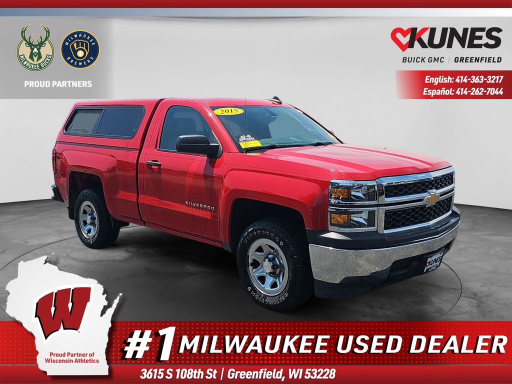Victory Red 2015 Chevrolet Silverado 1500 Pickup Truck 4X2 6-Speed Automatic Overdrive