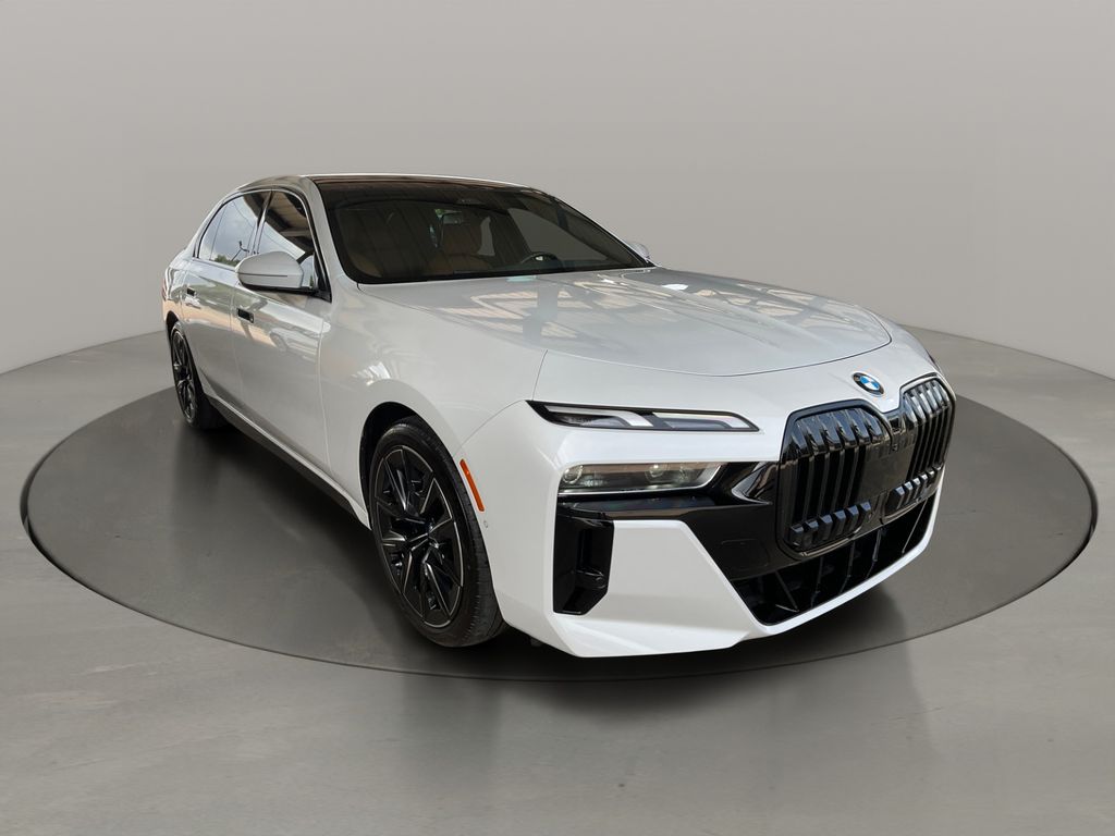 Mineral White Metallic 2023 BMW 7 Series Sedan Rear-Wheel Drive 8-Speed Automatic