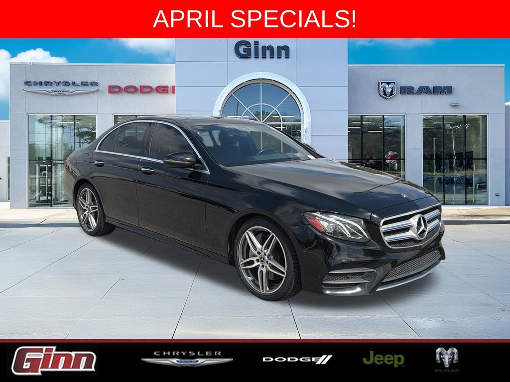 Black 2018 Mercedes-Benz E-Class E 300 Sedan RWD Sedan Rear-Wheel Drive 9-Speed Automatic