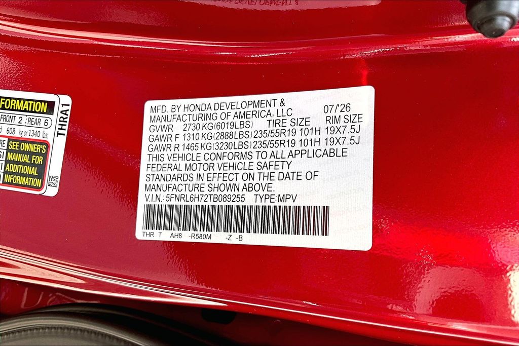 New 2026 Honda Odyssey Van