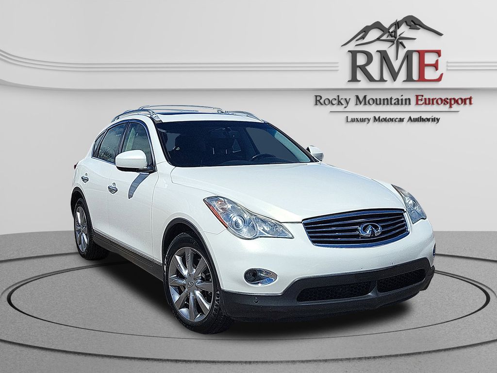 Moonlight White 2013 INFINITI EX37 Journey AWD SUV / Crossover All-Wheel Drive 7-Speed Automatic