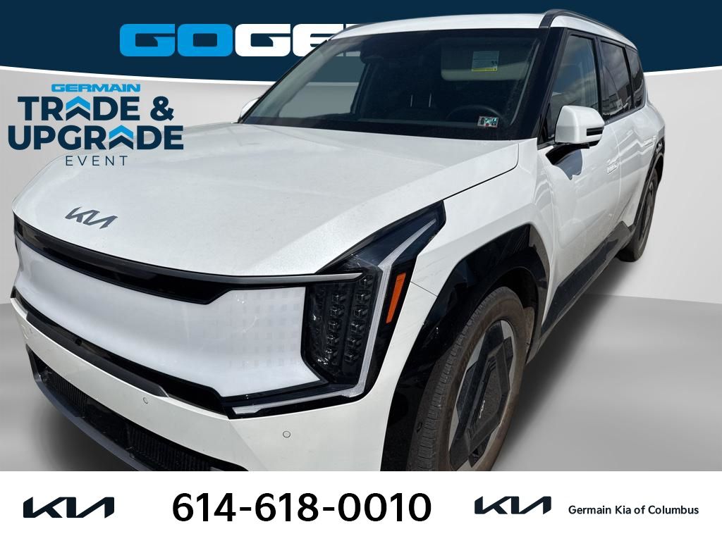 Snow White Pearl 2024 Kia EV9 Land AWD SUV / Crossover All-Wheel Drive 1-Speed Automatic