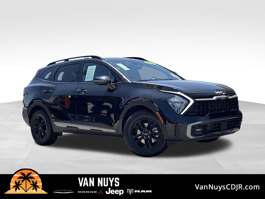 Ebony Black 2023 Kia Sportage SUV / Crossover All-Wheel Drive 8-Speed Automatic