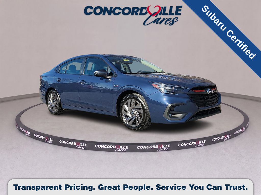 Cosmic Blue 2025 Subaru Legacy Sedan All-Wheel Drive Continuously Variable Transmission