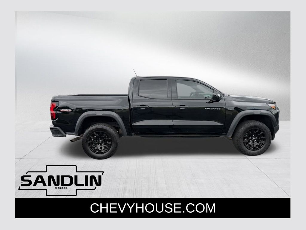 Black 2023 Chevrolet Colorado Trail Boss Crew Cab 4WD Pickup Truck Four-Wheel Drive 8-Speed Automatic
