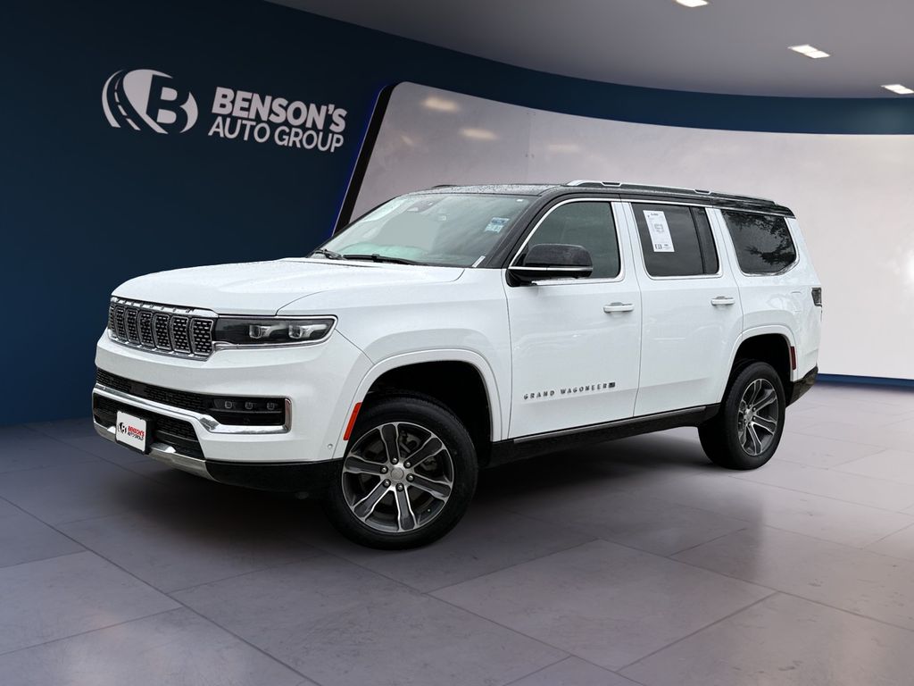 Bright White Clearcoat 2023 Jeep Grand Wagoneer SUV / Crossover Four-Wheel Drive 8-Speed Automatic