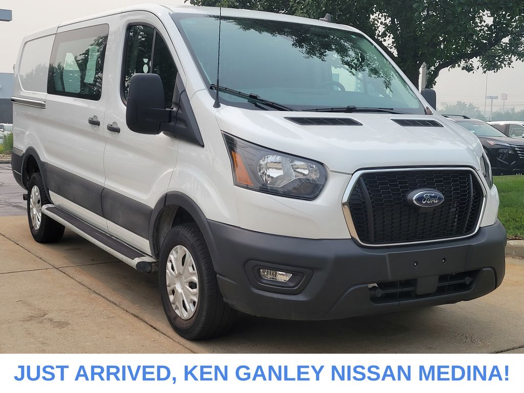 Oxford White 2025 Ford Transit Cargo Van Rear-Wheel Drive
