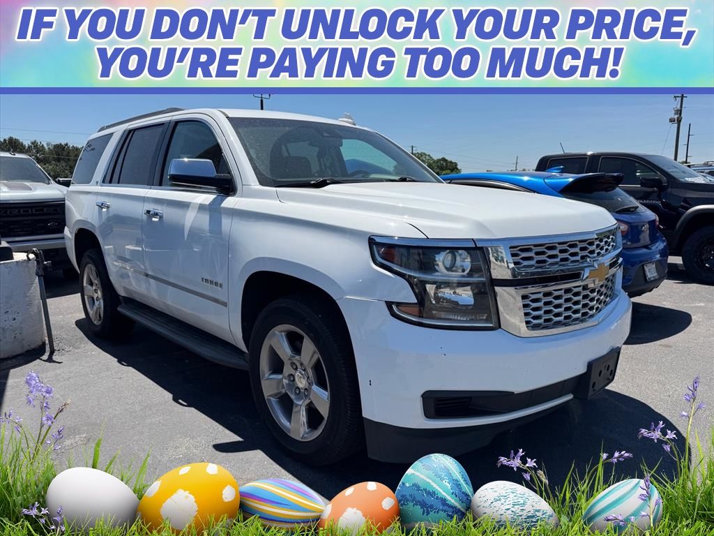 Summit White 2018 Chevrolet Tahoe LT RWD SUV / Crossover 4X2 6-Speed Automatic Overdrive
