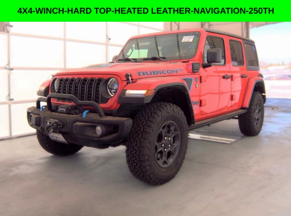 Firecracker Red Clearcoat 2023 Jeep Wrangler 4xe SUV / Crossover Four-Wheel Drive 8-Speed Automatic
