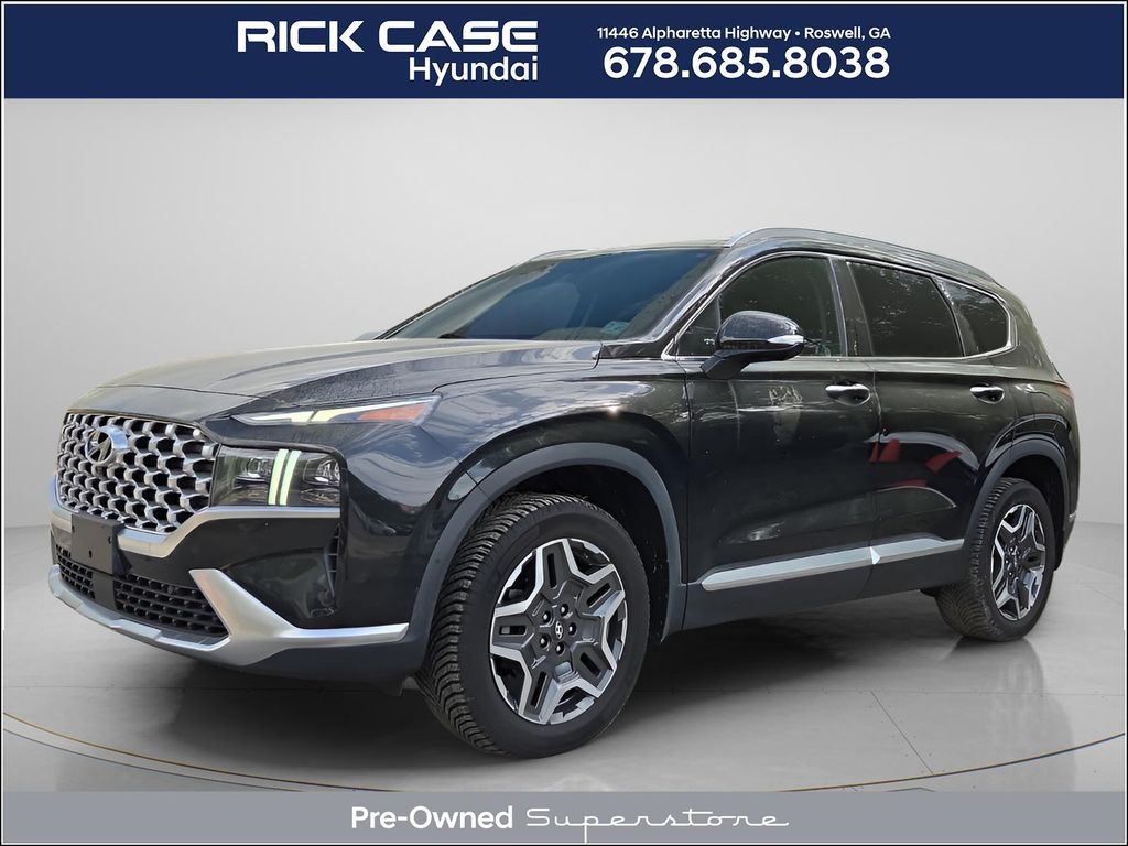 Twilight Black 2022 Hyundai Santa Fe Hybrid Plug-In Limited AWD SUV / Crossover All-Wheel Drive 6-Speed Automatic