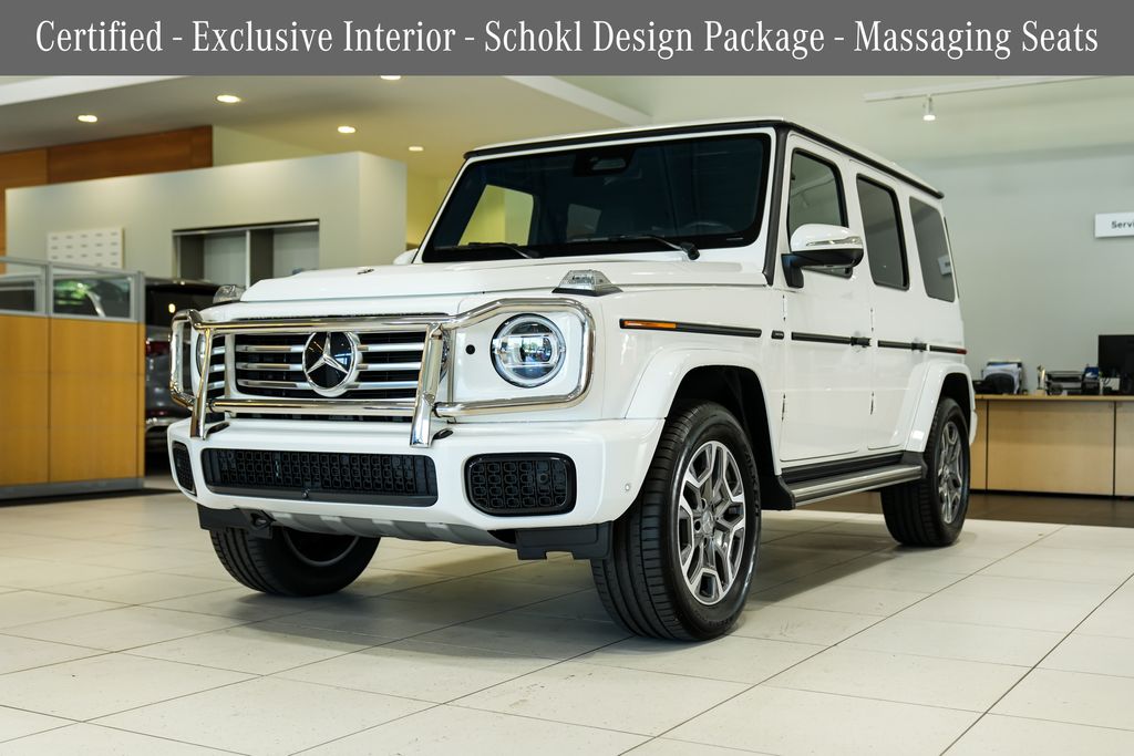 Polar White 2025 Mercedes-Benz G-Class G 550 4MATIC SUV / Crossover All-Wheel Drive 9-Speed Automatic