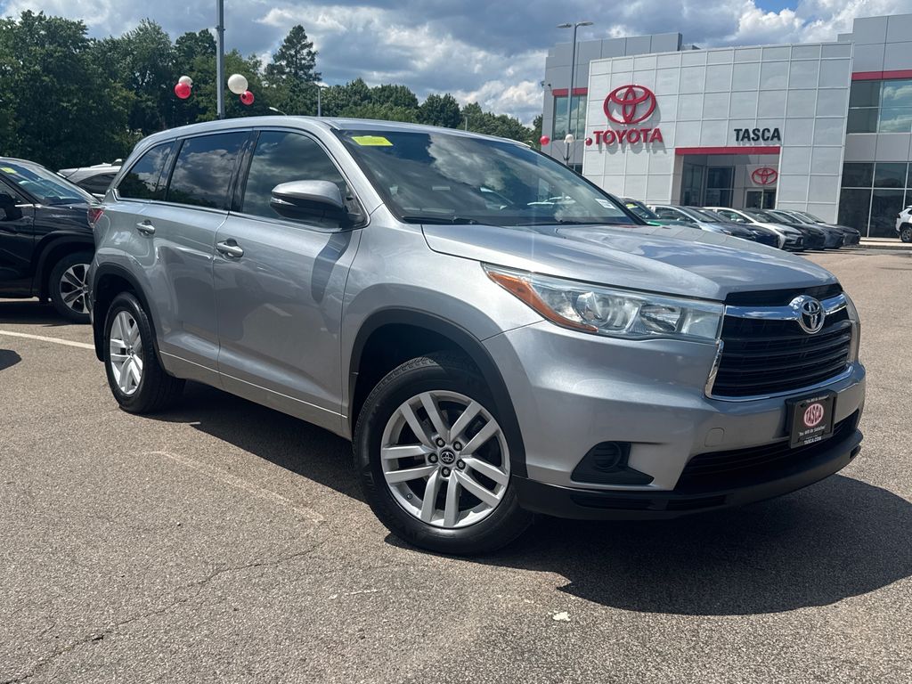 Silver Sky Metallic 2016 Toyota Highlander SUV / Crossover All-Wheel Drive 6-Speed Automatic Overdrive